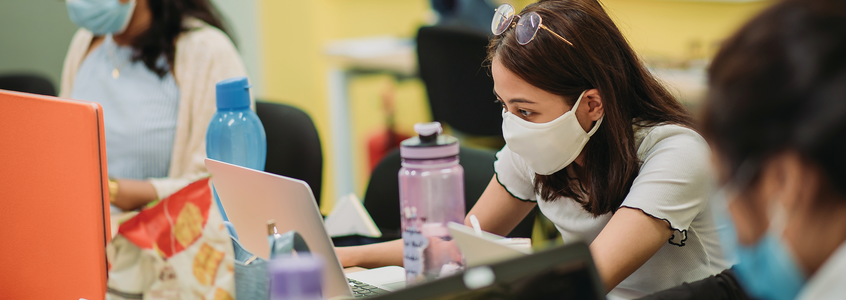 feature-sthsstudentmask Industry Credentials: a Valuable Student Pathway to Success