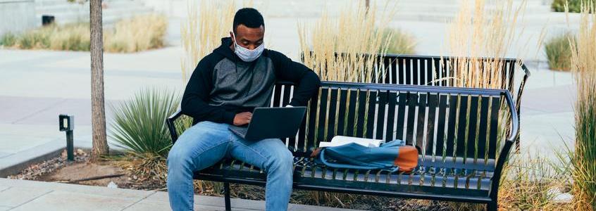 Student Studying on Campus graduate silhouette 2019 2020