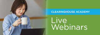 Clearinghouse Academy Live Webinars - October