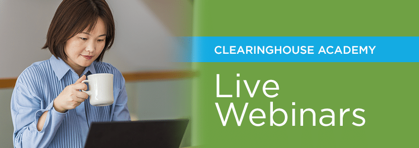 October Schedule of Live Webinars