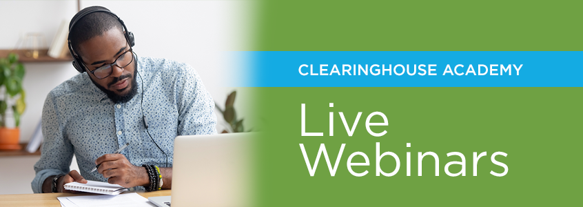 January Schedule of Live Webinars